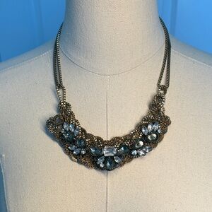 Banana Republic Gold and Silver Statement Necklace
